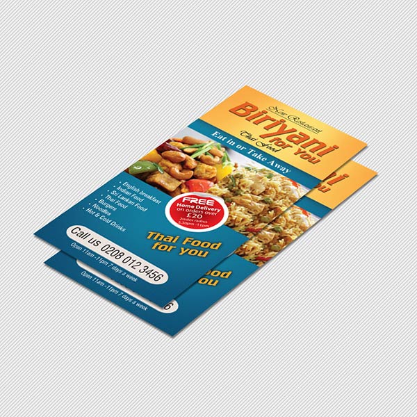 DL leaflet printing and dl flyer printing London