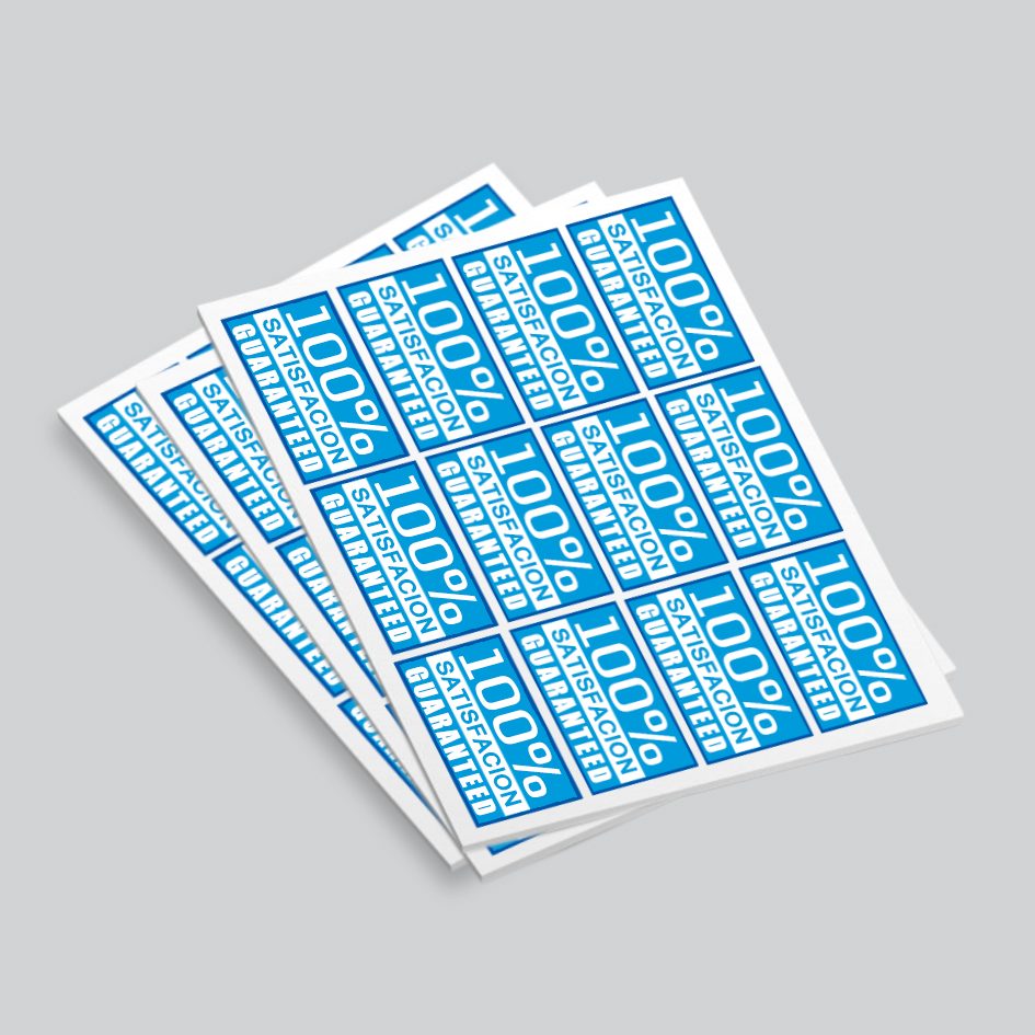 45x80mm Rectangle Sticker Printing Harrow | Rectangle Label Printing & Free Shipping‎