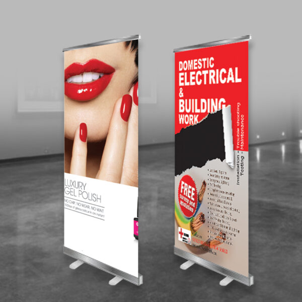 Roller banner printing and design harrow | pull up banner | standard roller banner printing UK with free delivery