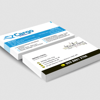 uncoated business cards | recycled business cards